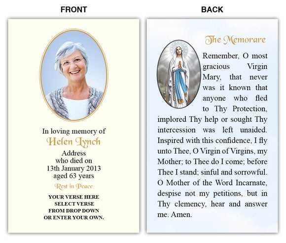 RW08 Our Lady & The Memorare